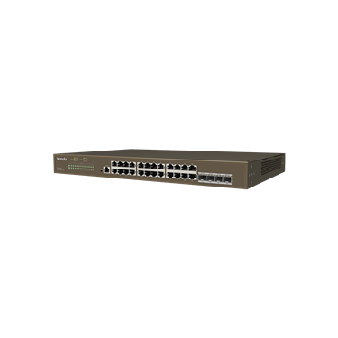 Layer-3 managed PoE switch