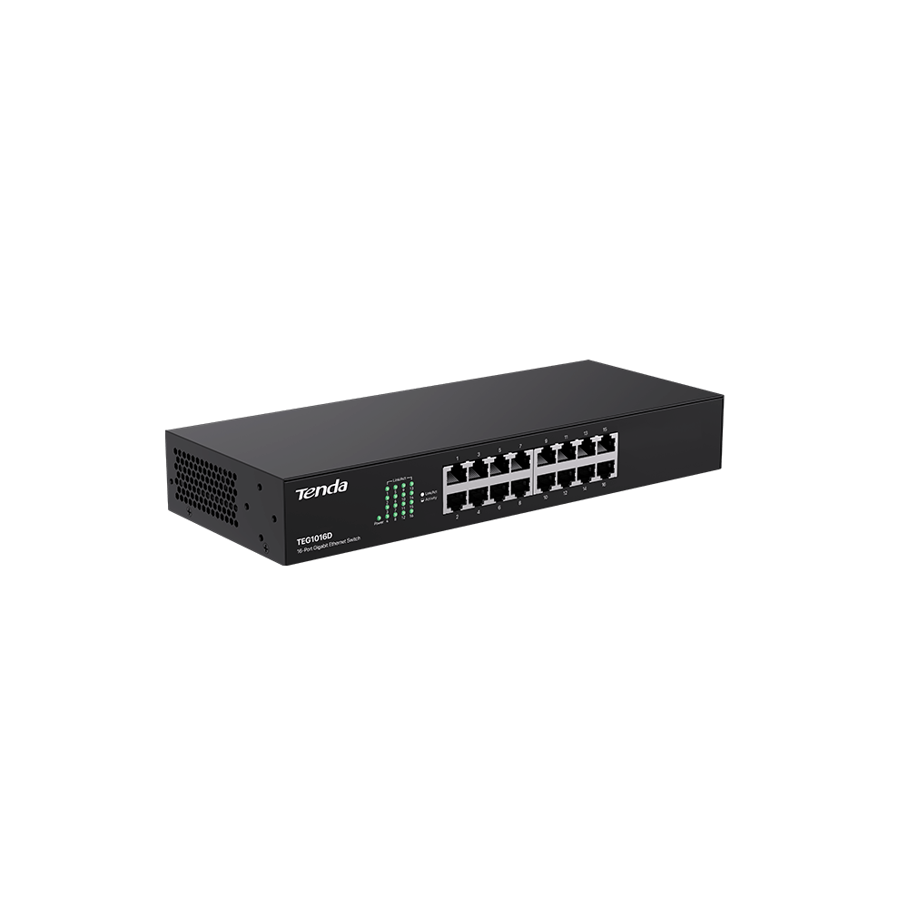 Wire-speed forwarding16-Port Gigabit Ethernet Switch