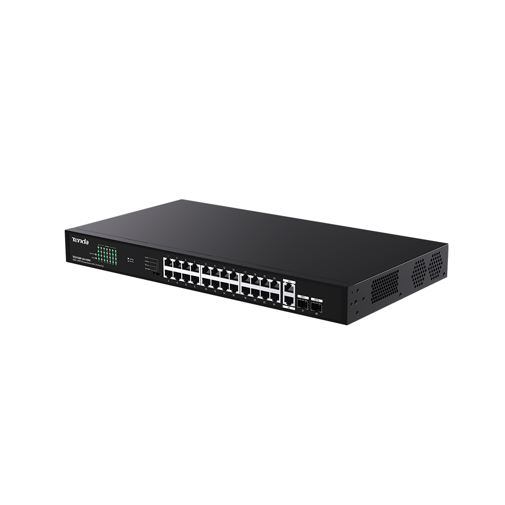 26GE+2SFP Ethernet Switch With 24-Port PoE