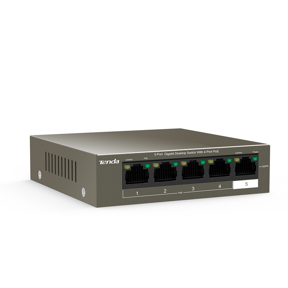 5-Port Gigabit Desktop Switch with 4-Port PoE