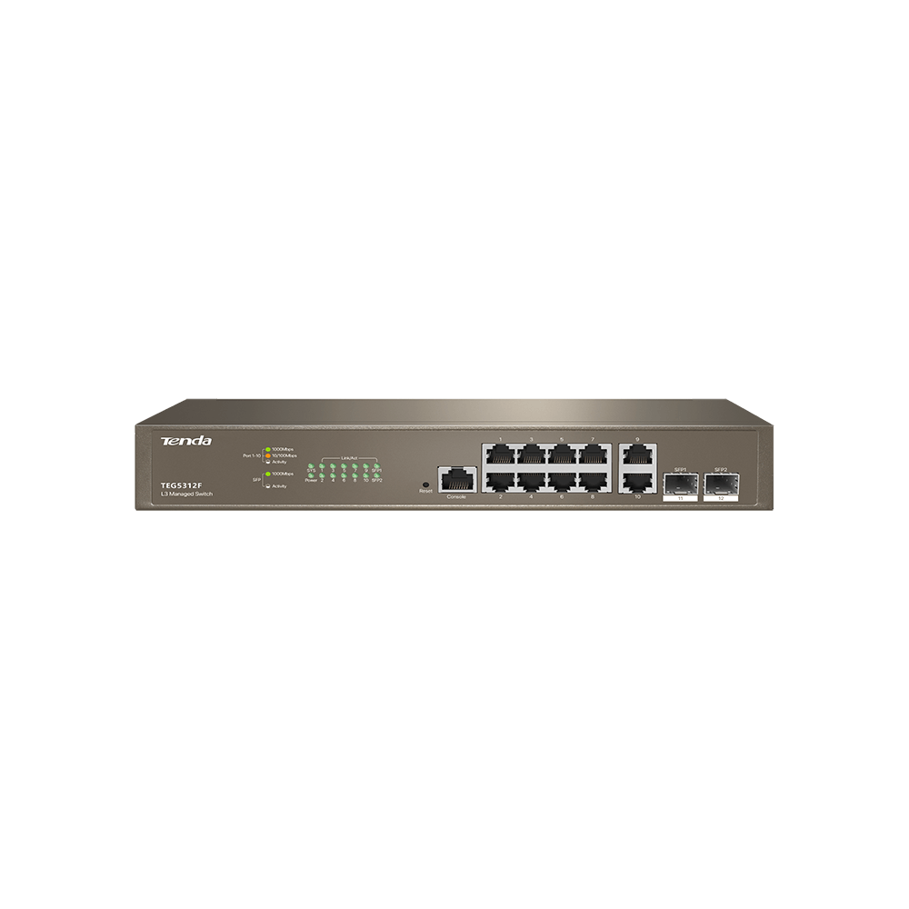 L3 Managed Switch 10 Base-T Ethernet ports,2 SFP ports
