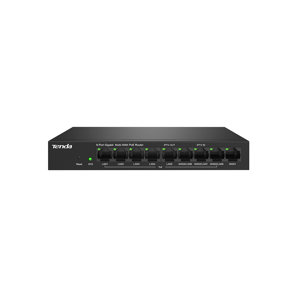 9 Port Gigabit Ethernet PoE Router