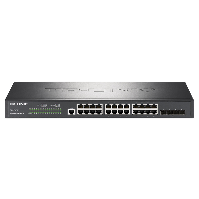 24 Gigabit RJ45 ports, 4 Gigabit SFP+ ports Layer 3 network management switches