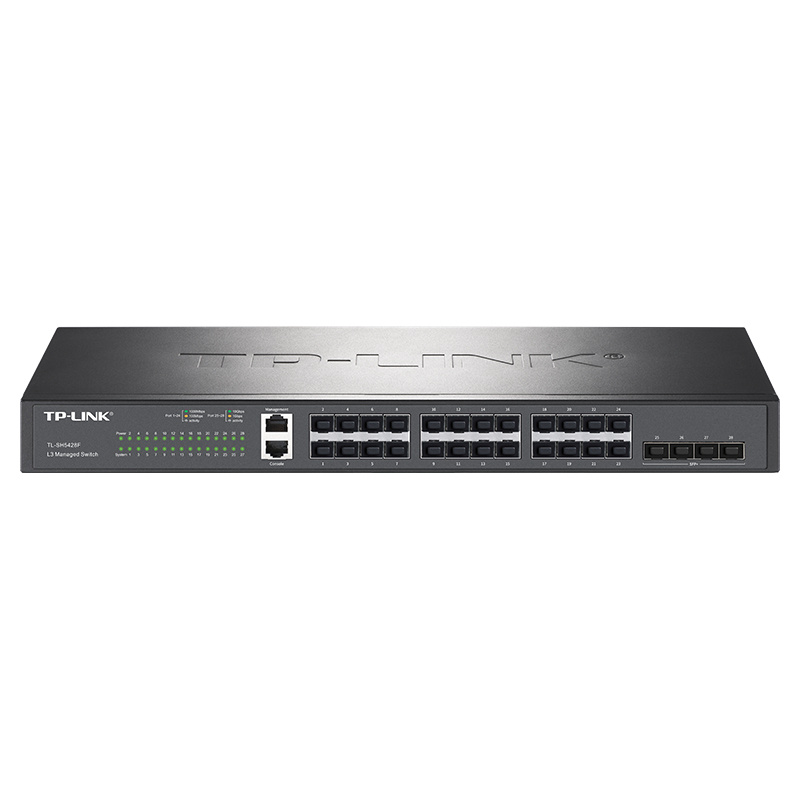 24 Gigabit SFP ports, 4 10 Gigabit SFP+ ports 10 Gigabit uplink Layer 3 network management switches