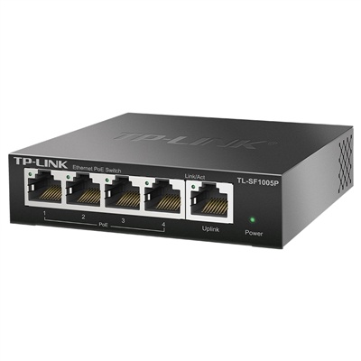 5 port Ethernet PoE switch 4FE (PoE) + 1FE