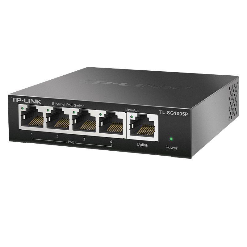 5 port Full Gigabit Ethernet PoE switch
