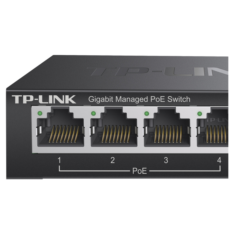 5 port Full gigabit cloud-managed PoE switches