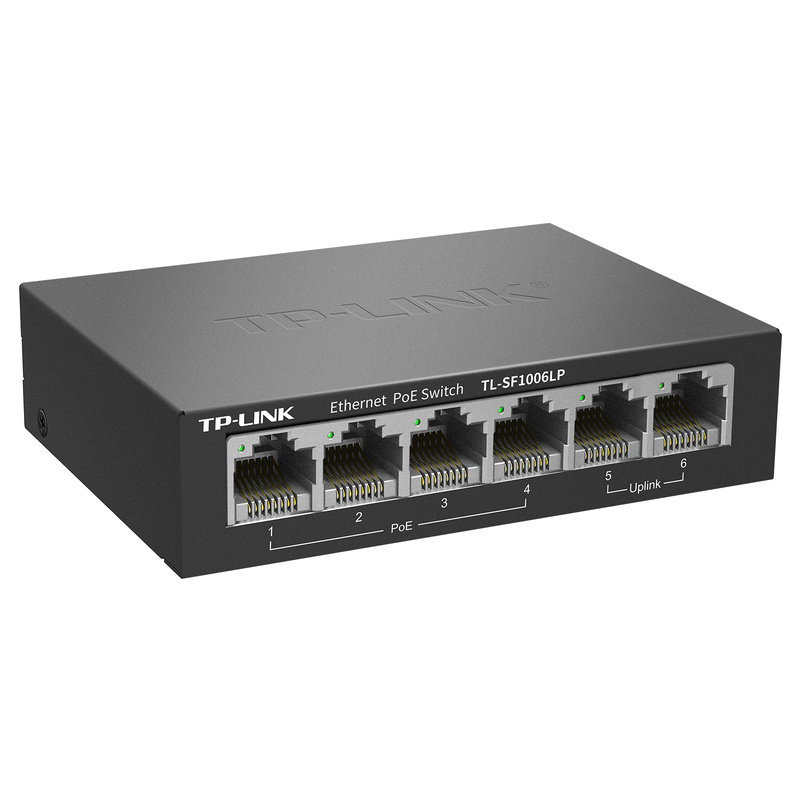 100 Gigabit PoE switches/4FE (PoE) + 2FE