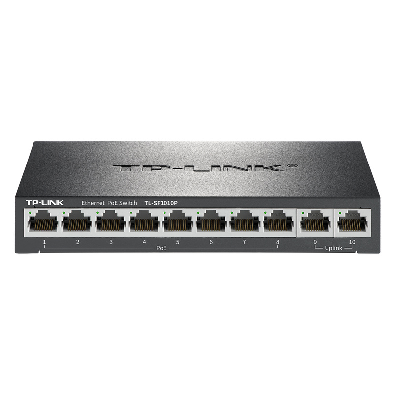10 x 10/100 Base-T RJ45 ports 100 Gigabit PoE switches
