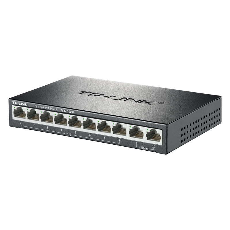10 x 10/100 Base-T RJ45 ports 100 Gigabit PoE switches