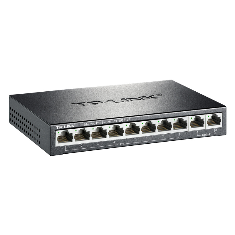 10 x 10/100 Base-T RJ45 ports 100 Gigabit PoE switches