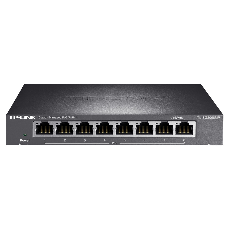 TL-SG2008MP TP-Link Omada 8-Port L2 Managed PoE+ Switch 130W 802.3at
