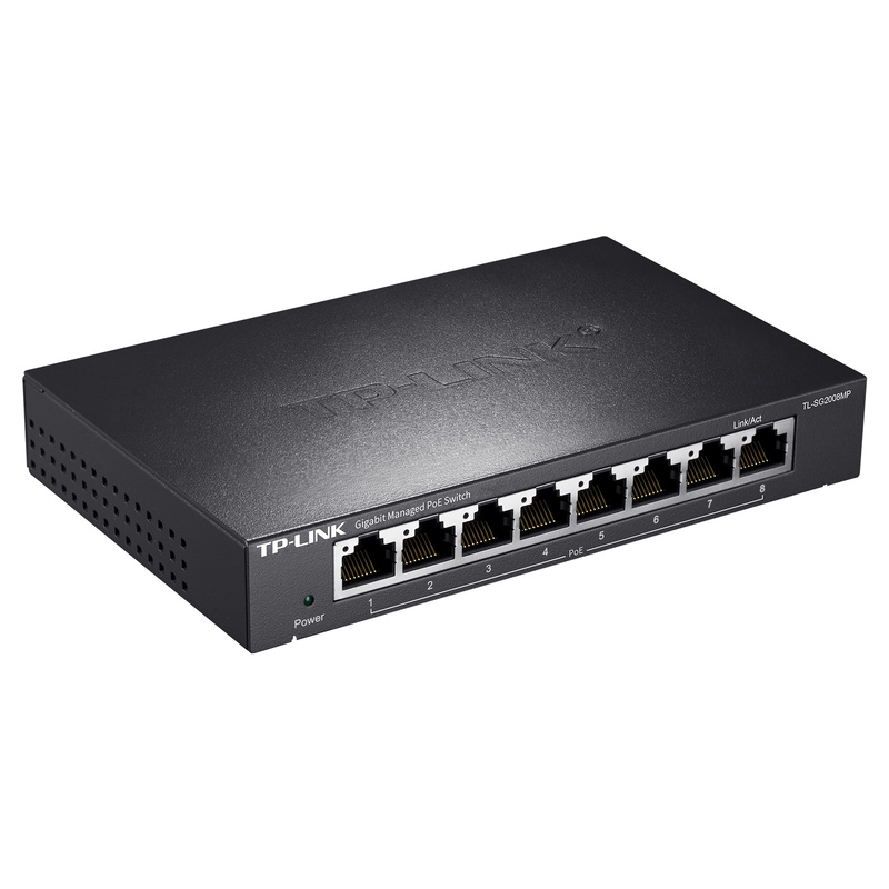8 port Full gigabit cloud-managed PoE switches