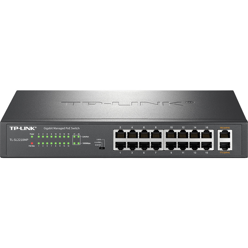 18 port Gigabit Uplink Cloud Management PoE Switches