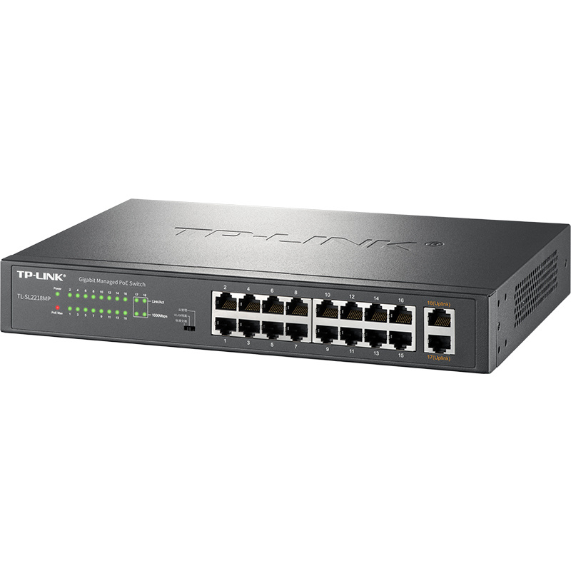 18 port Gigabit Uplink Cloud Management PoE Switches