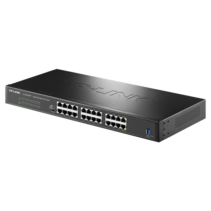 24 port Full gigabit cloud-managed PoE switches