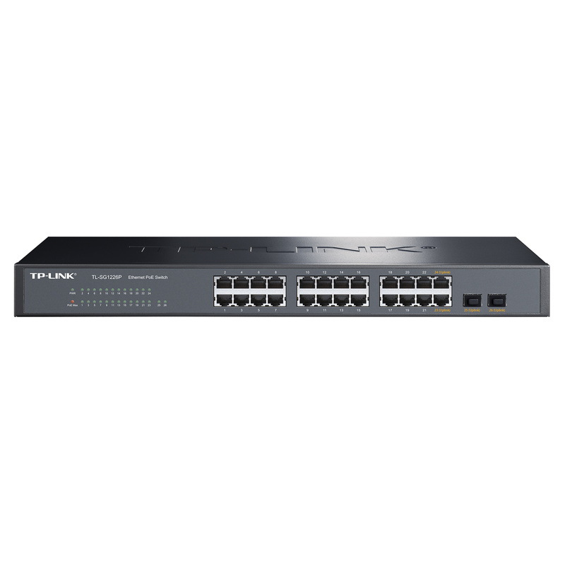 26 port Full Gigabit Ethernet PoE switch