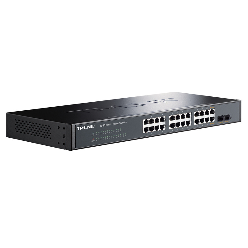 26 port Full Gigabit Ethernet PoE switch