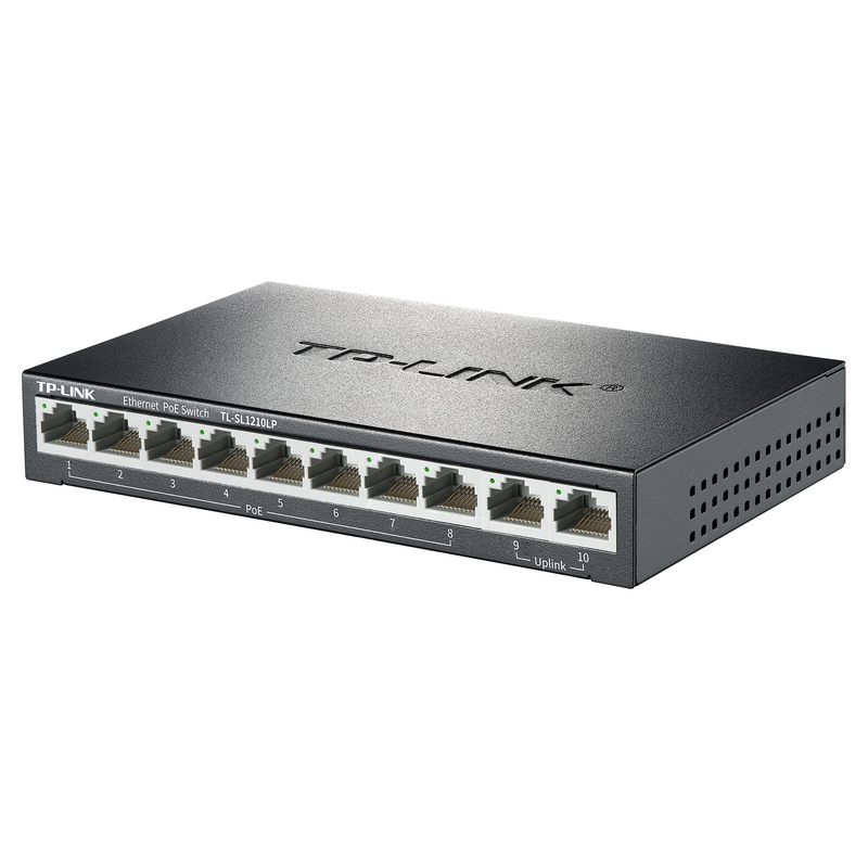 10 port Gigabit uplink PoE switches