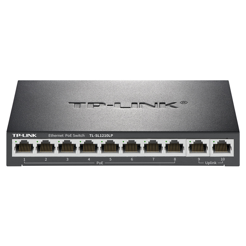 10 port Gigabit uplink PoE switches