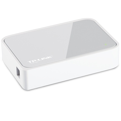 5-port 100 Gigabit Ethernet switch, providing 5 x 10/100M adaptive RJ45 ports