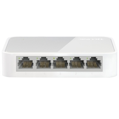 5-port 100 Gigabit Ethernet switch, providing 5 x 10/100M adaptive RJ45 ports