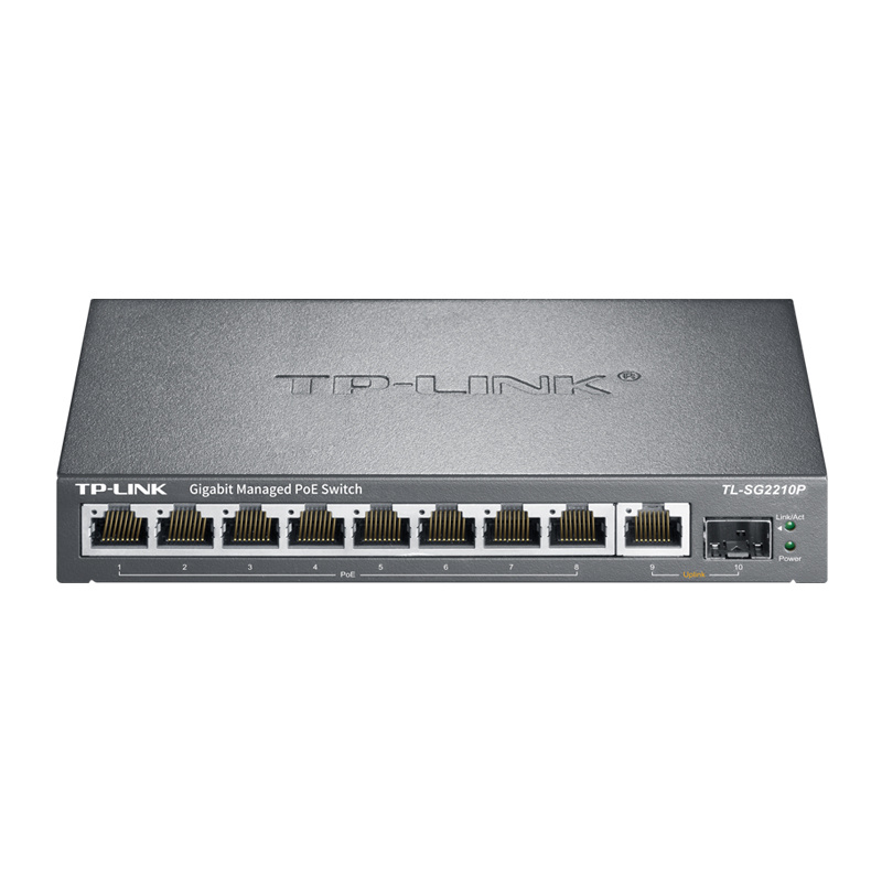 TL-SG2210P JetStream 8-Port Gigabit PoE+ Managed Switch with 150W, VLAN, QoS for SMB Networks