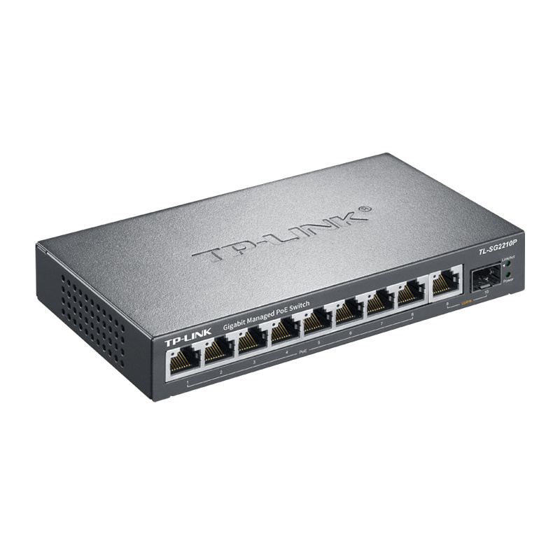 10 port Full gigabit cloud-managed PoE switches