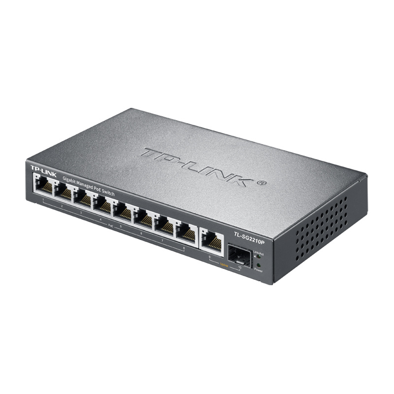 10 port Full gigabit cloud-managed PoE switches