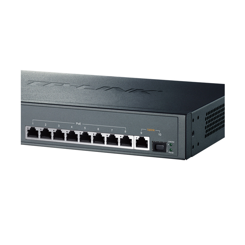 Full gigabit cloud-managed PoE switches 9 RJ45 ports,1 SFP port