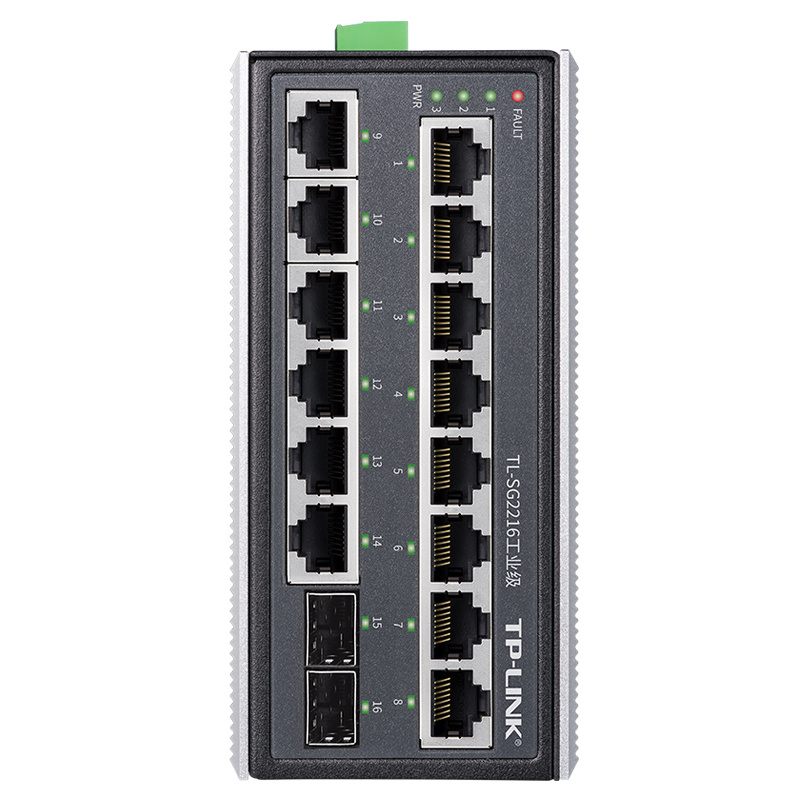 16 port Layer 2 manages industrial switches