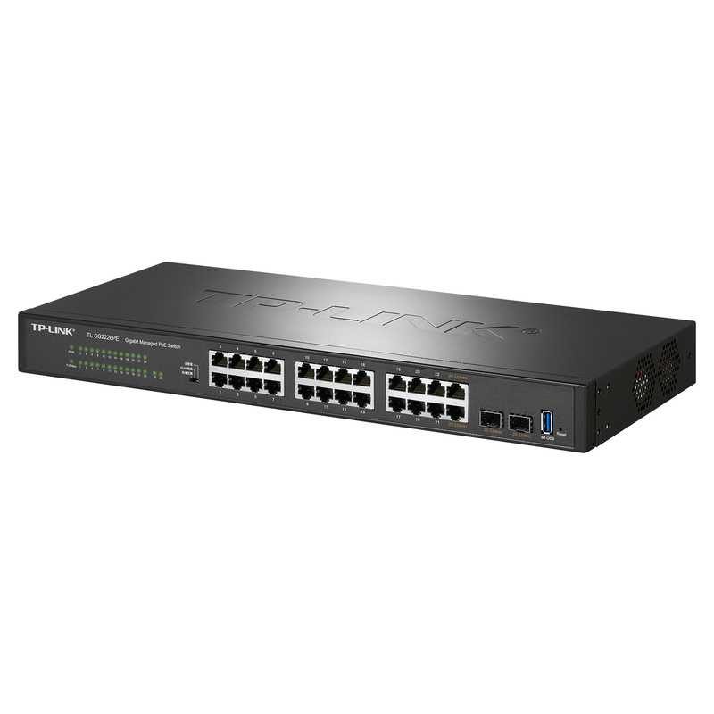 26 port Full gigabit cloud-managed PoE switches