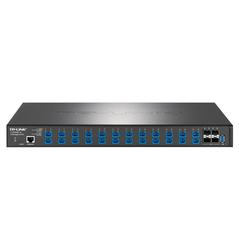 TL-SH5428F-2A 10 Gigabit uplink Layer 3 network management switches