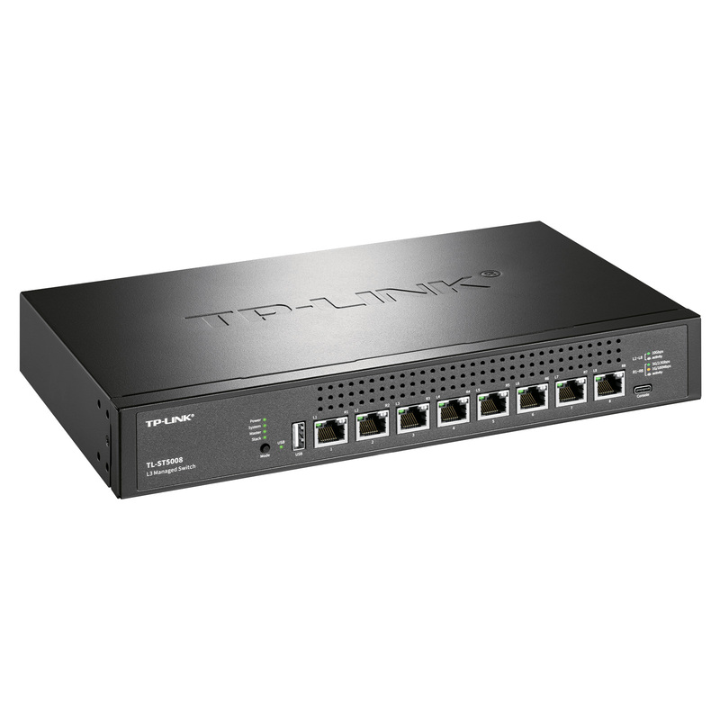 8 port Full 10 Gigabit Layer 3 network management switches