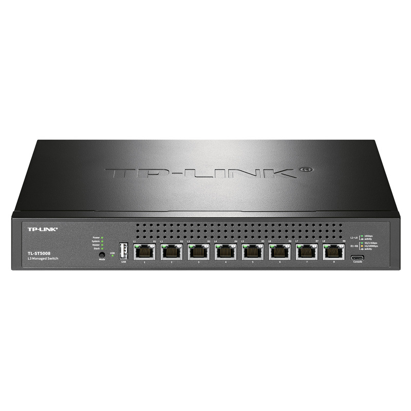 8 port Full 10 Gigabit Layer 3 network management switches