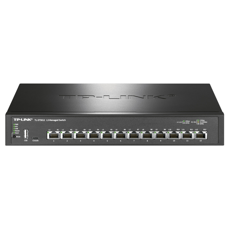 12 port Full 10 Gigabit Layer 3 network management switches