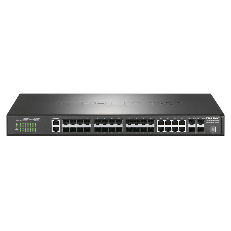 28 port 10 Gigabit uplink stacked Layer 3 NMS switches