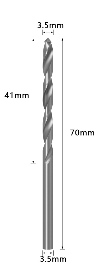 Carpentry counterbore drilling cone hole drilling 3.5mm