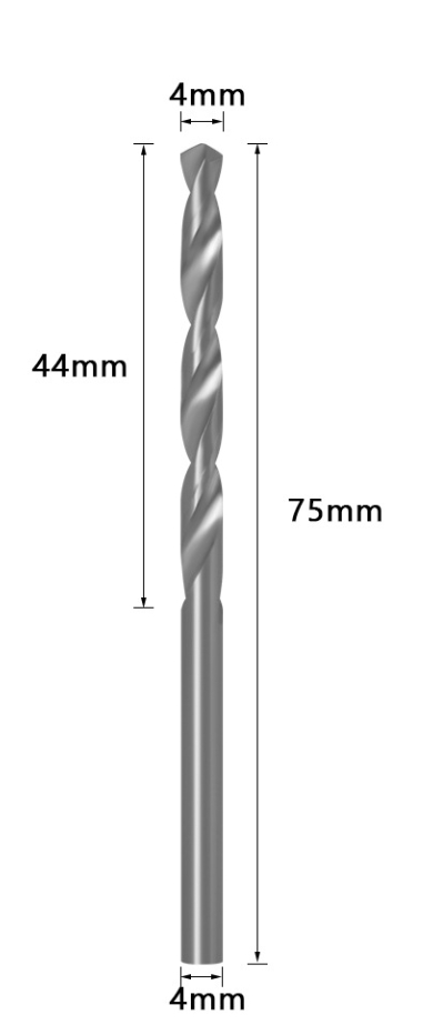 Carpentry counterbore drilling cone hole drilling 4mm